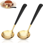 Set di Cucchiai in Acciaio Inossidabile 2 Pezzi - Cucina - Ristorazione - Materiale Duraturo