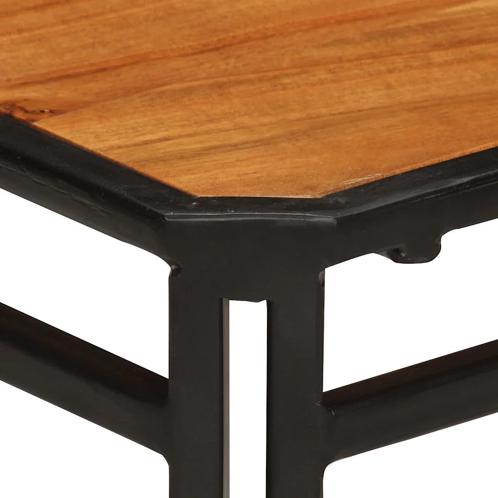 Sedie da Pranzo 4 pz in Legno Massello di Acacia 275845