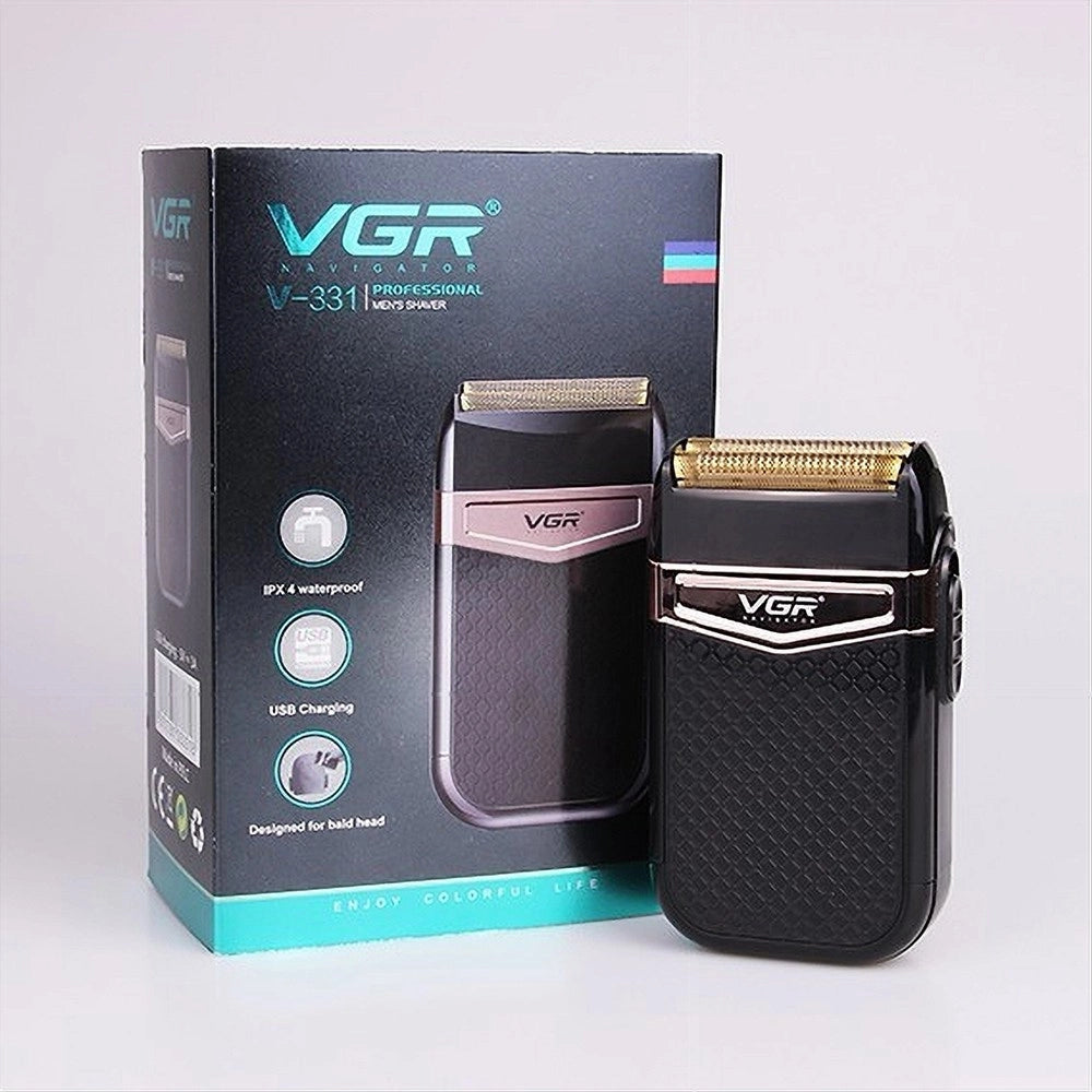 Trade Shop - Vgr V-331 Foil Shaver Rasoio Professionale Barber Rasatura A Pelle Usb -