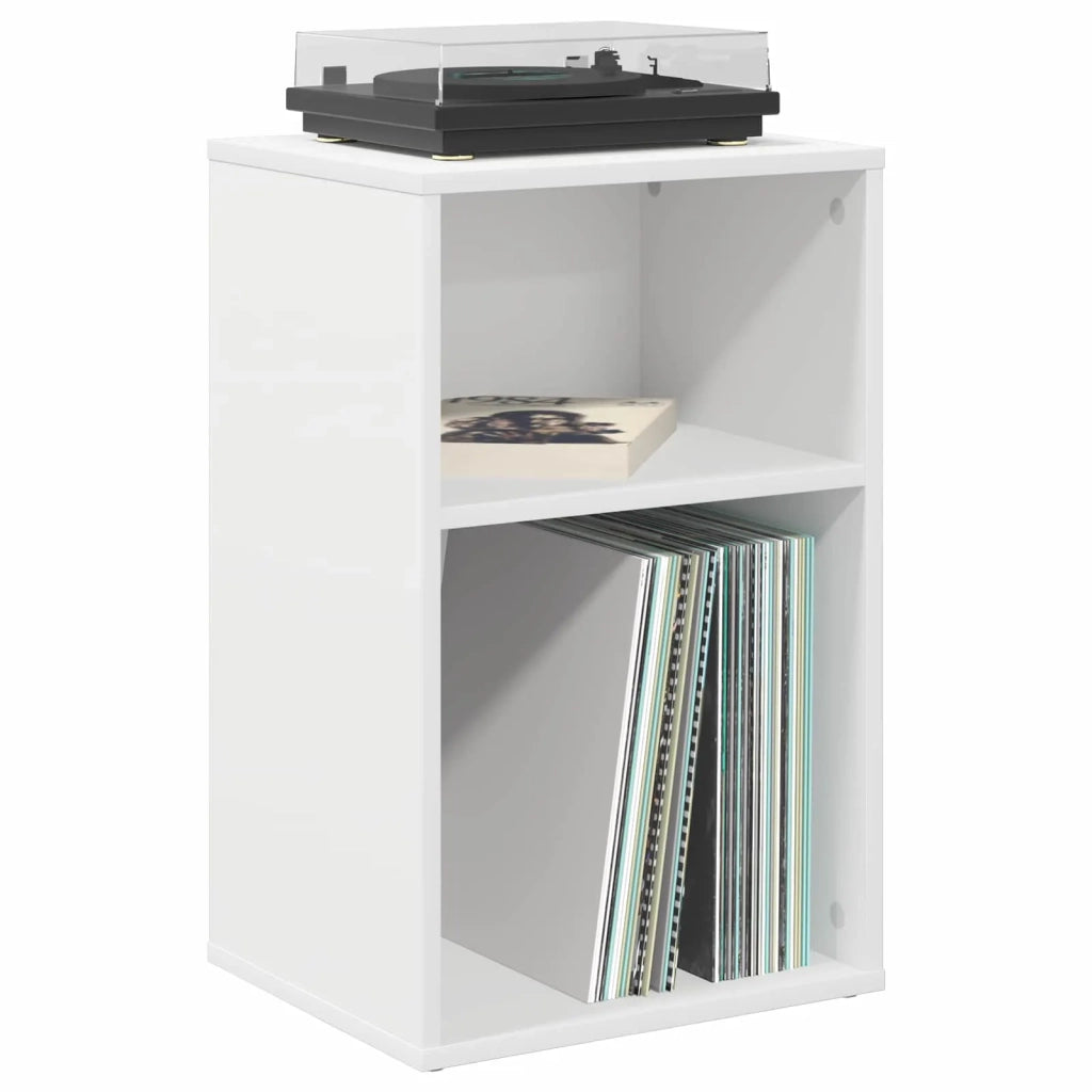 Mobile porta vinili Bianco 38 x 33 x 61 cm Legno ingegnerizzato 8012858