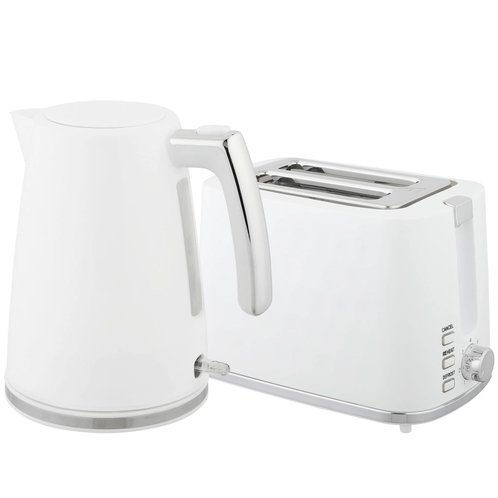 Bollitore e tostapane ¨C zephmum ¨C 1,7 L 2200 W 2 fette bianco