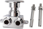 Veloce Regolatore di Ventilazione - Pedal Operato - Incluso Set di Viti - Idraulico - Adatto per Cucina/Bagni - Idoneo per l'igiene -