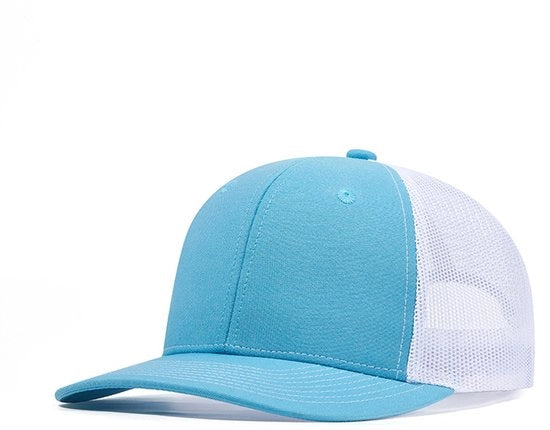 Cappello da baseball per uomo - Cappello da baseball per uomo adattabile - Cappello da baseball per uomo e donna - Blu e Bianco - Retrò a rete
