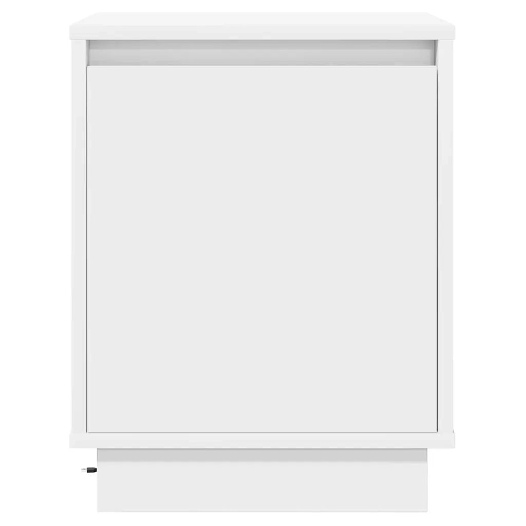 Set di 2 Comodini | Armadio da Notte | Mobiletto da notte Bianco 39 x 34,5 x 50 cm