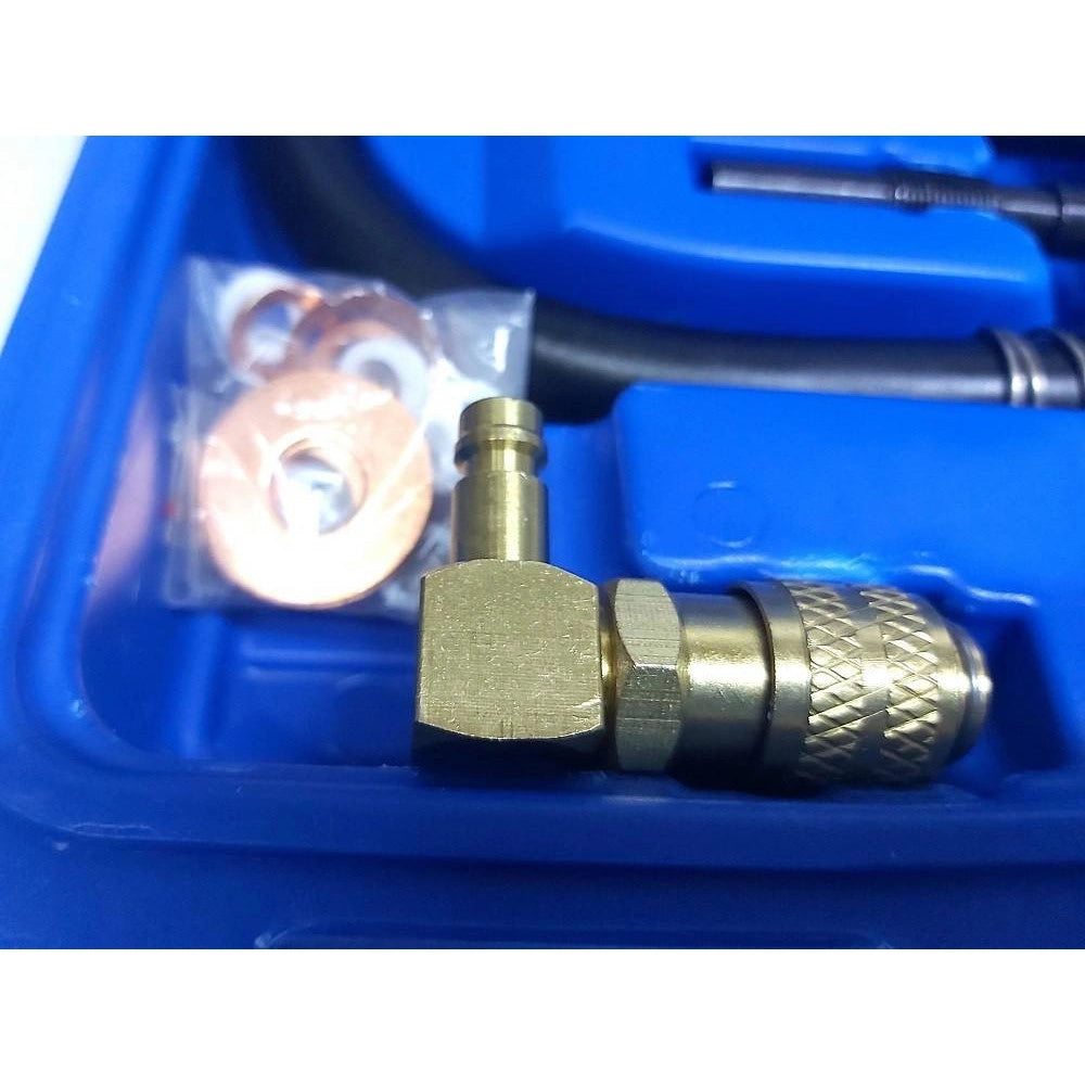 Trade Shop - Kit 15 Pezzi Tester Compressione Motori Diesel Prova Compressione -