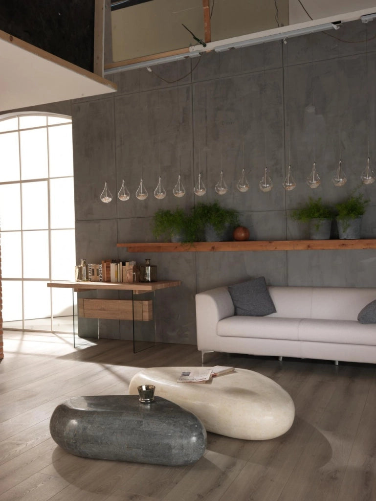 Tavolini moderno pietra beige cm 7 123 x h 27