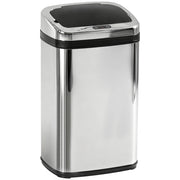 Cestino Cucina Automatico 30L ¨C zephmum ¨C Acciaio Inossidabile Argento 33x25x58cm