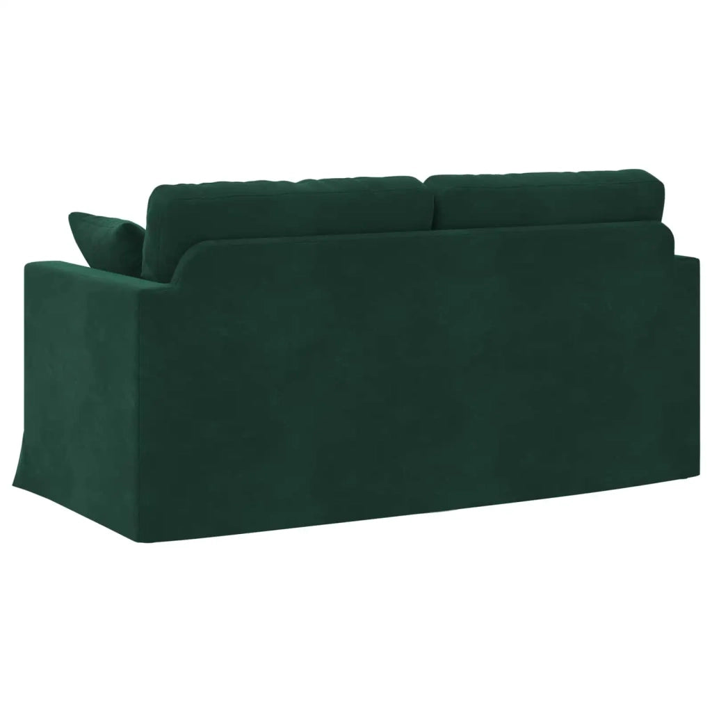 Divano Verde Scuro 158 x 78 x 80 cm Velluto 42024424