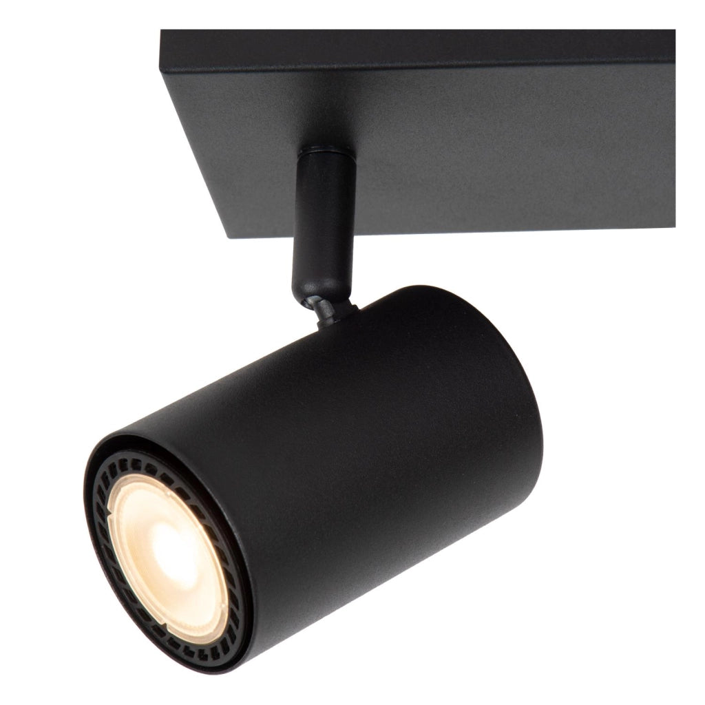 Faretto soffitto AMIGO 2xGU10 nero metallo Lucide