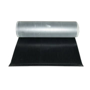 Tappeto in gomma elettroisolante rigato 6 mm, rotolo 1×10 m con protezione elettrica fino a 10 kV