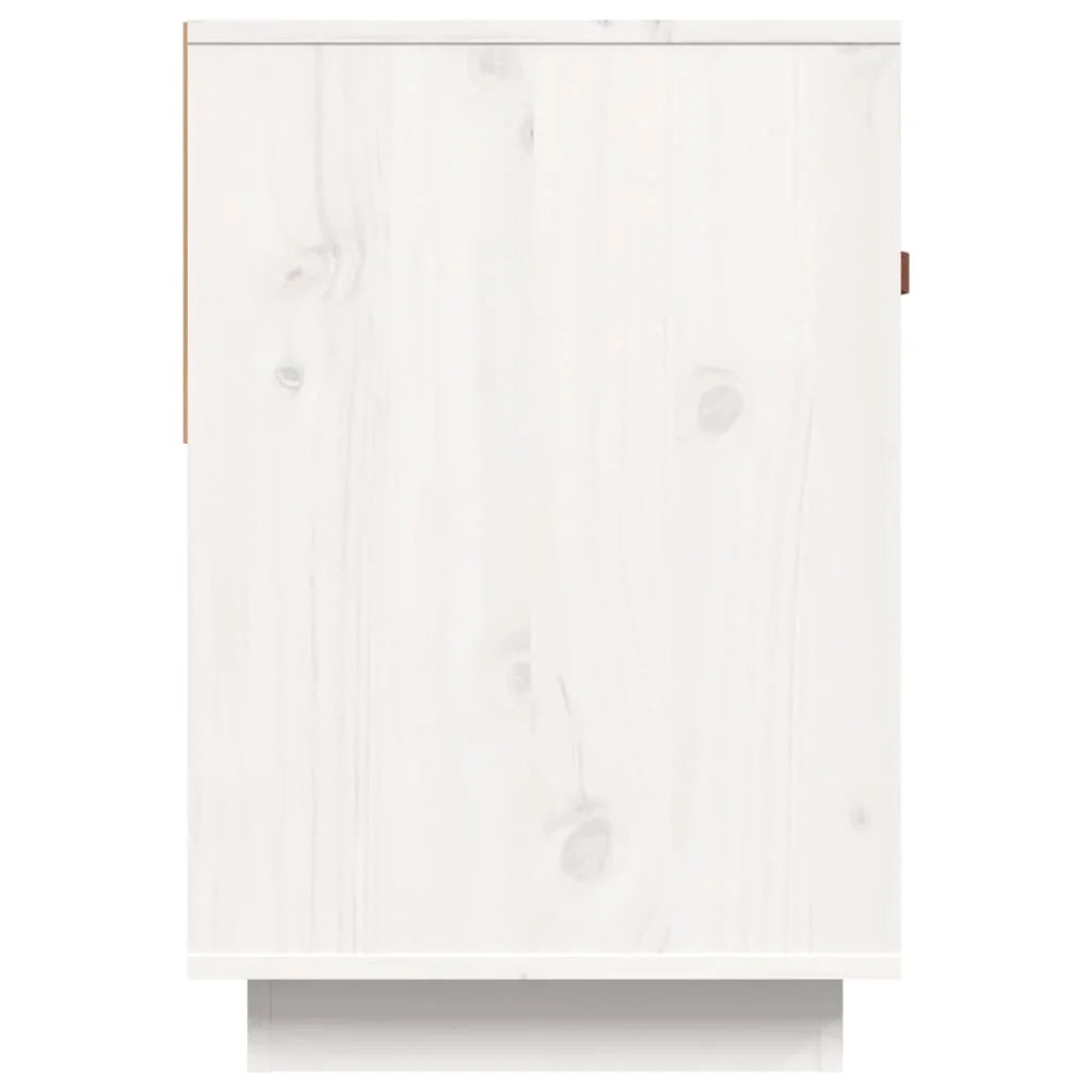 Mobile TV multimediale scaffale TV credenza mobile TV sala da pranzo soggiorno camera da letto 90 x 40 x 60 cm legno di pino massiccio bianco 02_0026358