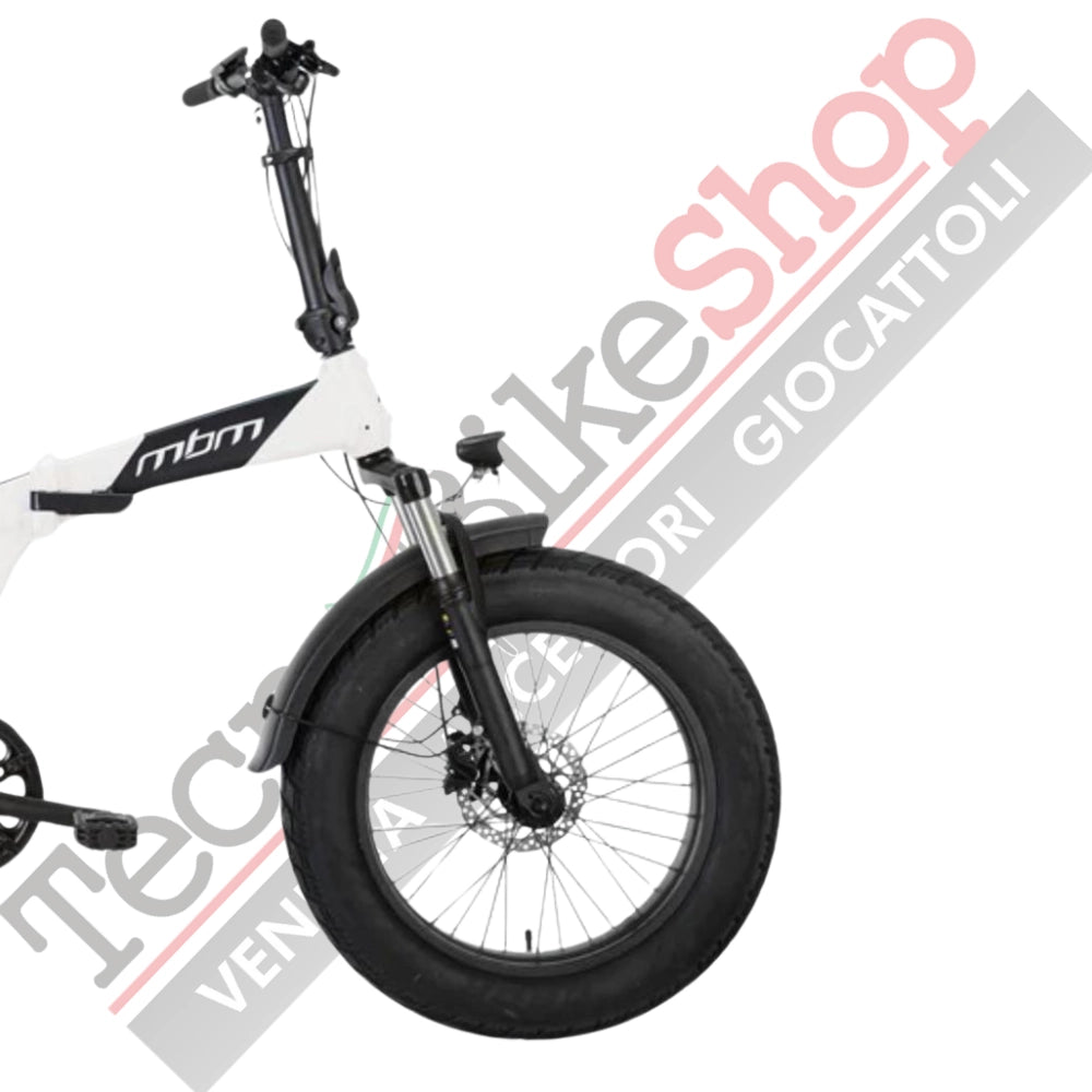 Bicicletta Elettrica A Pedalata Assistita MBM Phrike 20"-Bianco