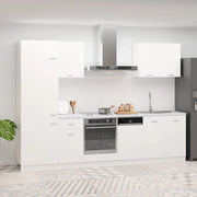 Set Armadi da Cucina 7 pz Lyon Bianco in Truciolato 3067631