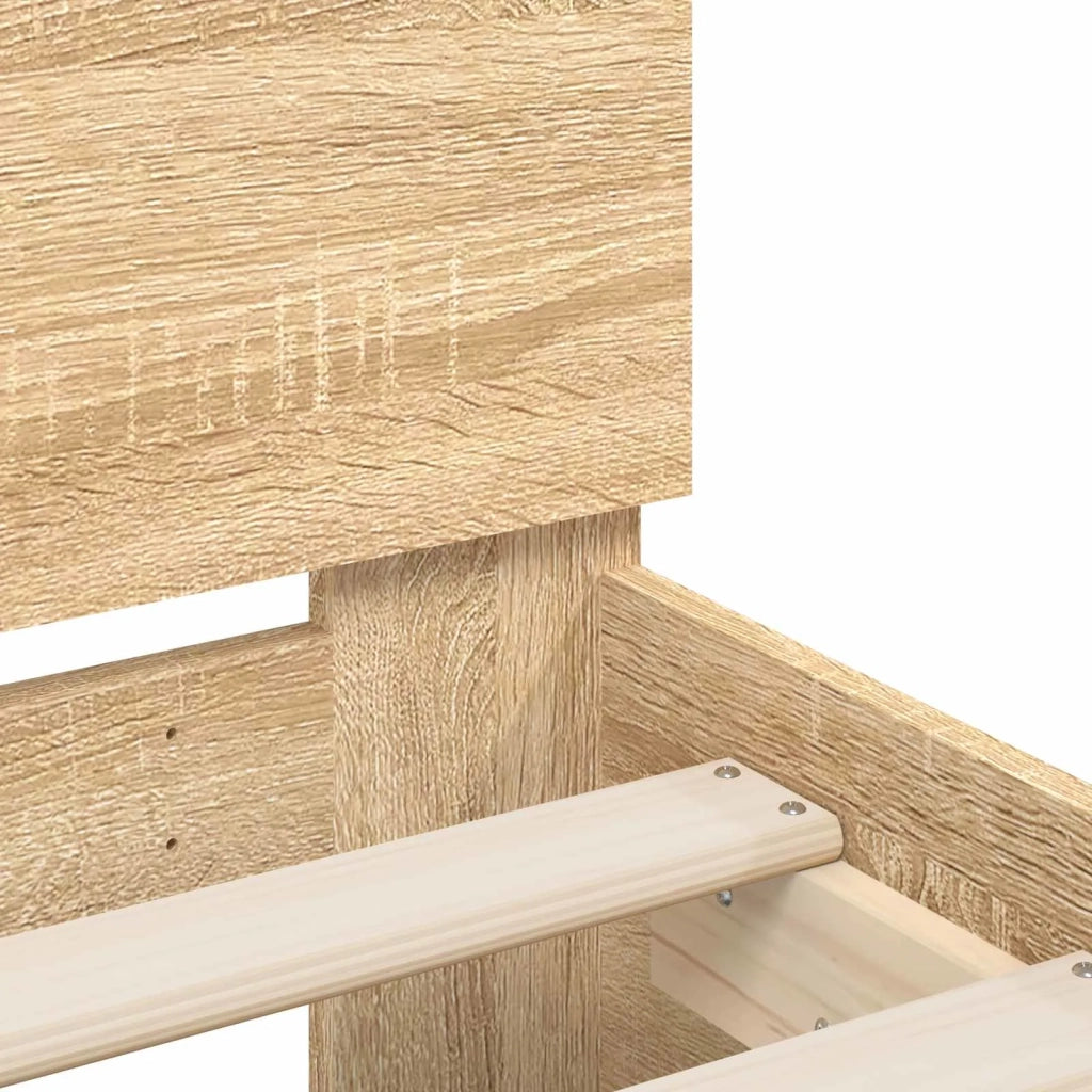 Struttura del letto Rovere Sonoma Legno ingegnerizzato 8008989
