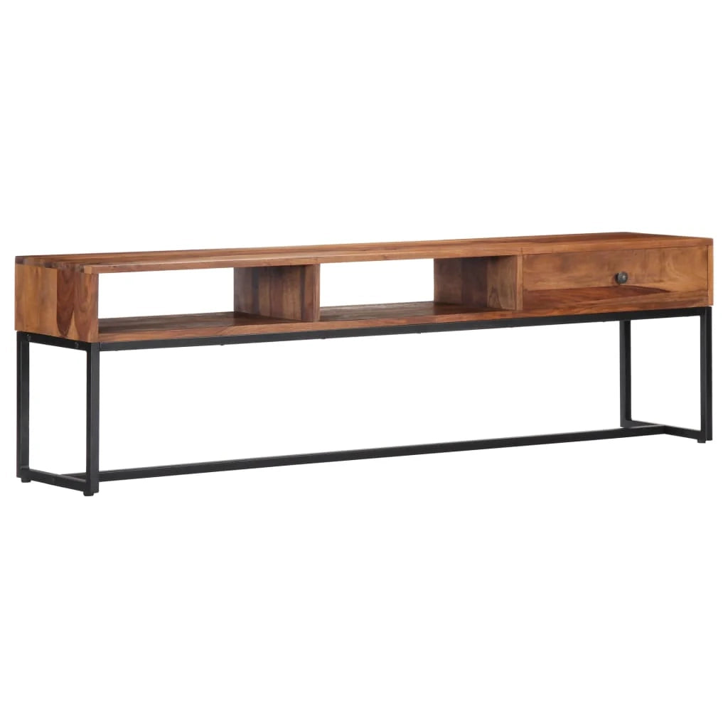 Pratico mobile porta TV/credenza di design 160 cm legno massello di sheesham 2502079