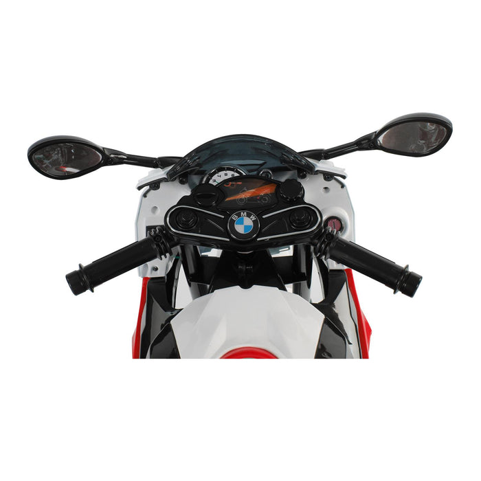 Moto Elettrica per Bambini 12V con Licenza BMW RR Nero e Rosso