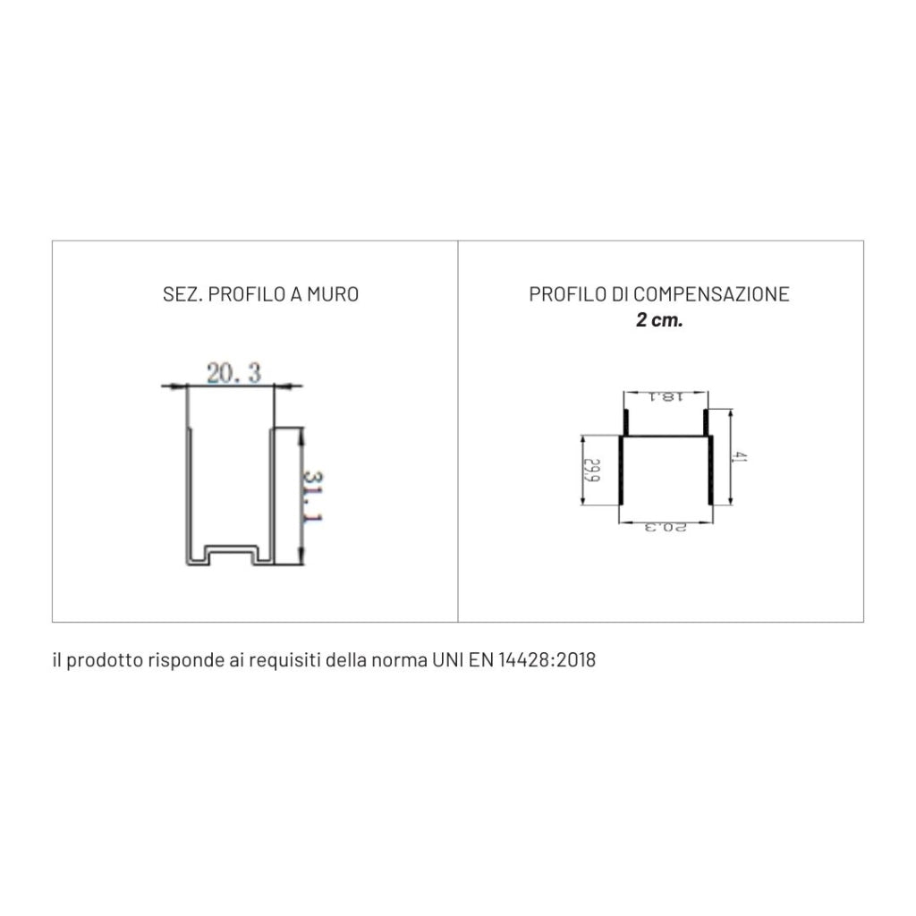 Box doccia angolare con ante scorrevoli profilo cromato 4 millimetri acidato serigrafato *** misure 70x100x190h cm re...