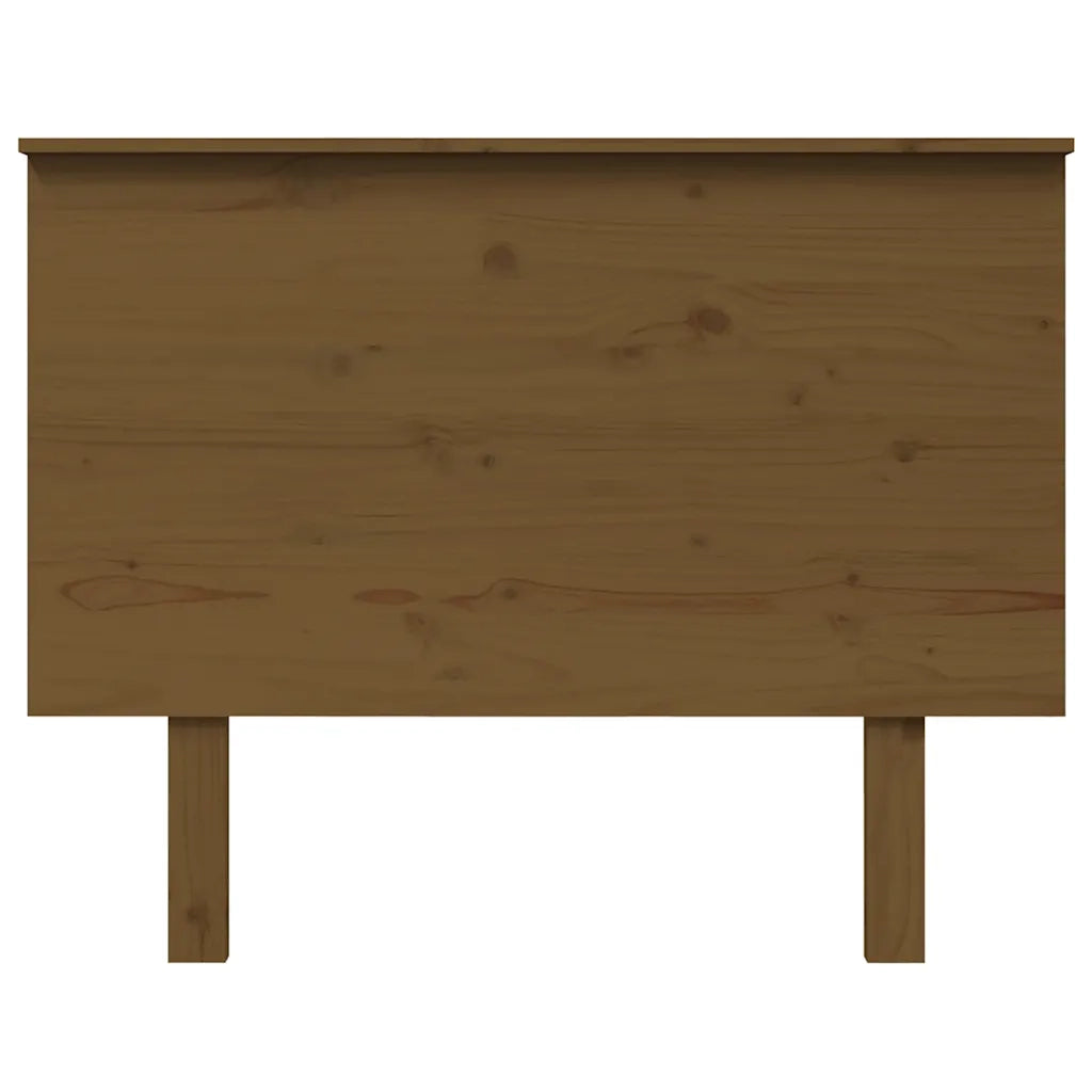 Testiera per Letto ambra 104x6x82,5cm in Legno Massello di Pino