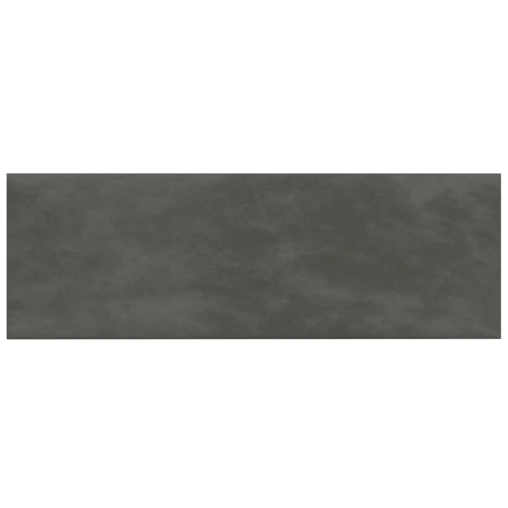 Testiera da Parete 12 pcs Grigio scuro 90 x 30 cm Velluto 42020544