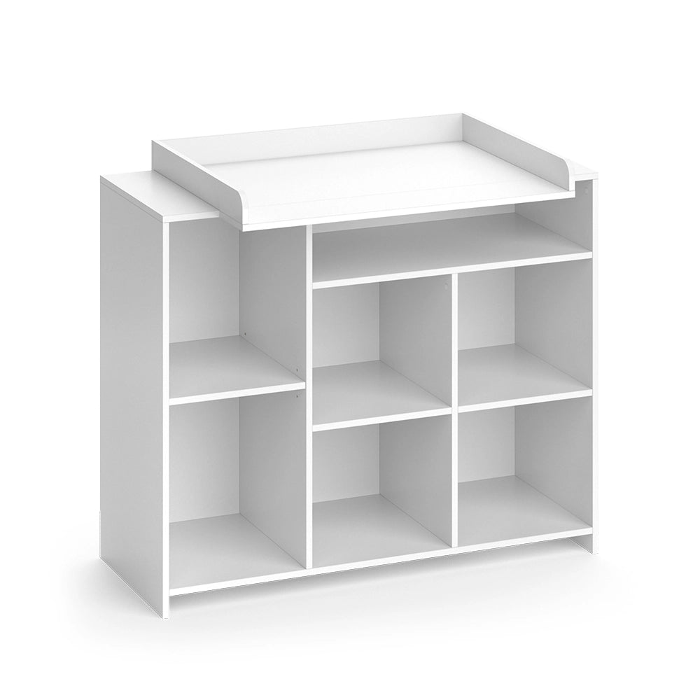 Vicco Fasciatoio Bianco 113 x 100 cm con 4 scatole pieghevoli