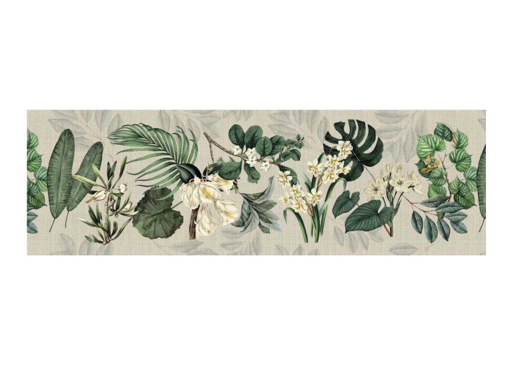 Tappeto Passatoia Cucina Antiscivolo Linea Futura Botanica By Suardi - 52x320 - Botanica