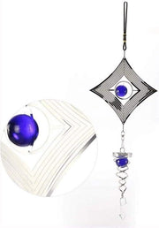 Decorazione a Vela Rotante a Sospensione per Esterno - Ornamento per Casa, Giardino, Finestra, Ufficio - Regalo per Amici e Familiari - Forma a Ruota.