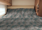 Completo Lenzuola Camper Roulotte 100% Cotone PERSONALIZZABILE Varie Fantasie - Singolo - Ginko Verde