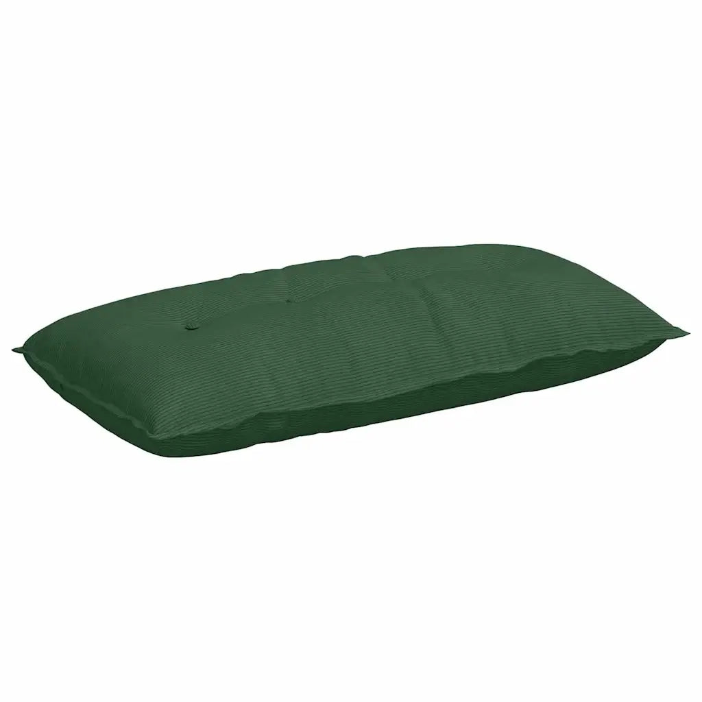 Cuscino per Schiena | Cuscino dorsale Verde Giungla 100 x 50 cm Tessuto in Cords