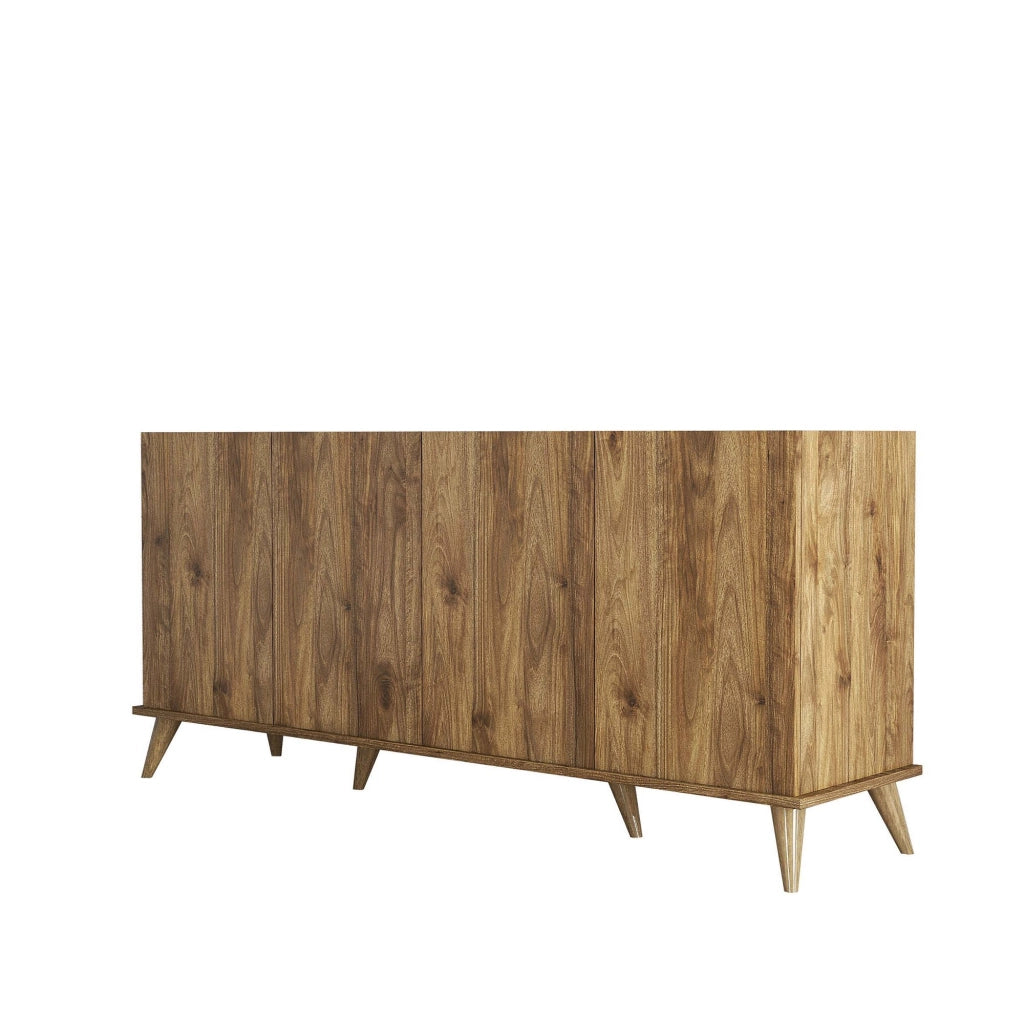 Credenza in legno "Elegante" - 180 x 45 x 80 cm - Marrone