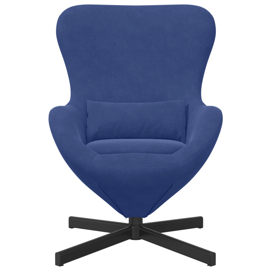 Poltrona a uovo  Blu Velvet