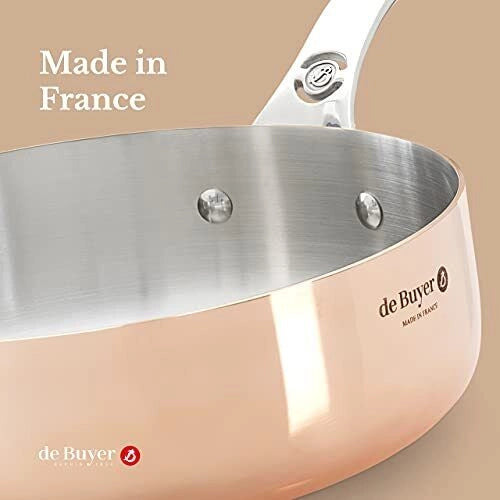 de Buyer 6230.20 padella Pentola per sauté Rotondo