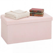 Cassa Panca Pieghevole ¨C zephmum ¨C Rosa 76x38x38 cm