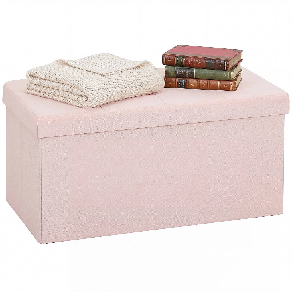 Cassa Panca Pieghevole ¨C zephmum ¨C Rosa 76x38x38 cm