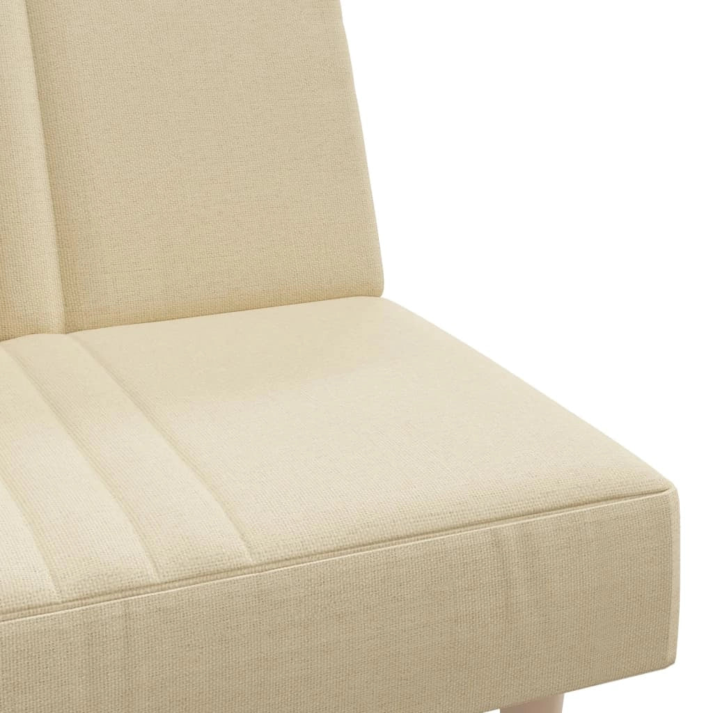 Divano letto in tessuto crema 02_0019254