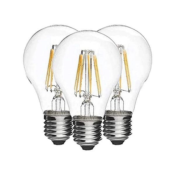 LAMPADA GOCCIA FILAMENTO LED A60 9W E27 3000K TRIPACK DI VIVIDA