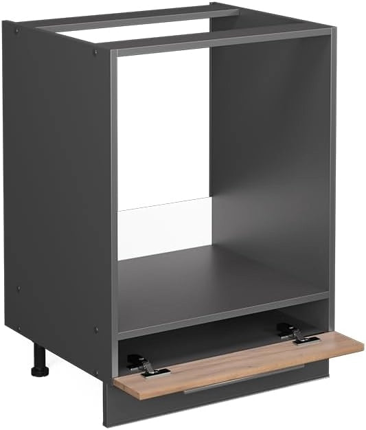Mobile per forno da incasso Fame-Line, Quercia dorata, 60 cm senza piano di lavoro, per la combinazione con altri moduli della serie Fame-Line