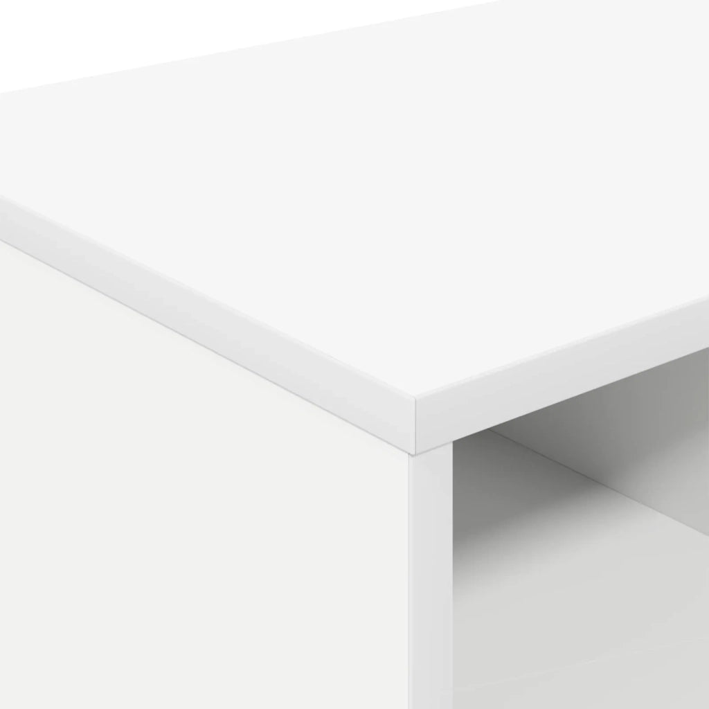 Armadietto per letto 2 pz Bianco 66 x 33 x 48 cm 893723