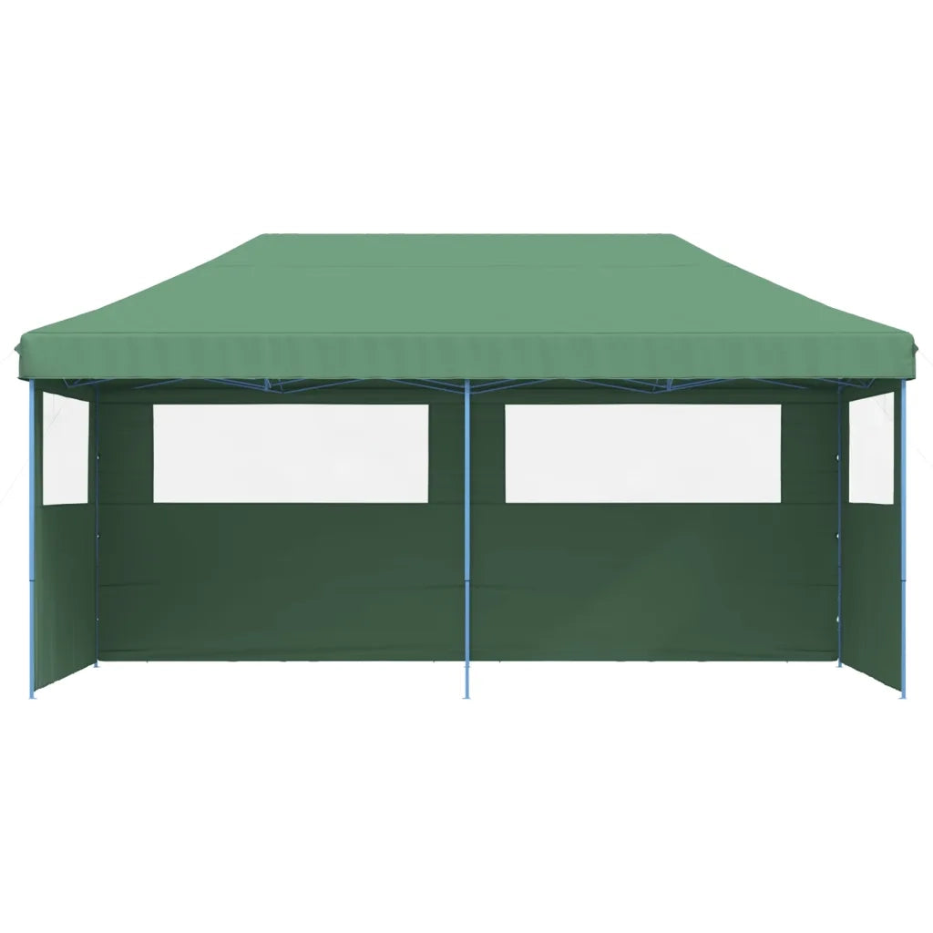 Tendone per Feste Pieghevole Pop-Up con 3 Pareti Verde 4004944