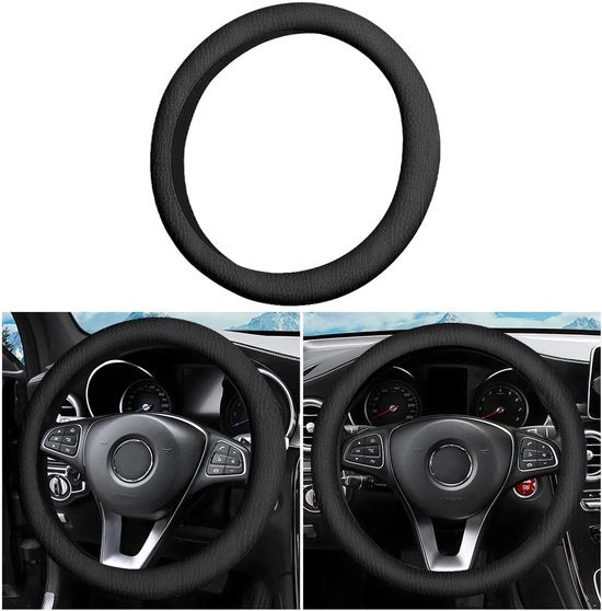 Supporto guida antiscivolo - Cuscino guida in silicone - Supporto guida universale 36-40 cm - Supporto guida morbido - Decorazione per guida - Pelle a coccodrillo - Guida del veicolo