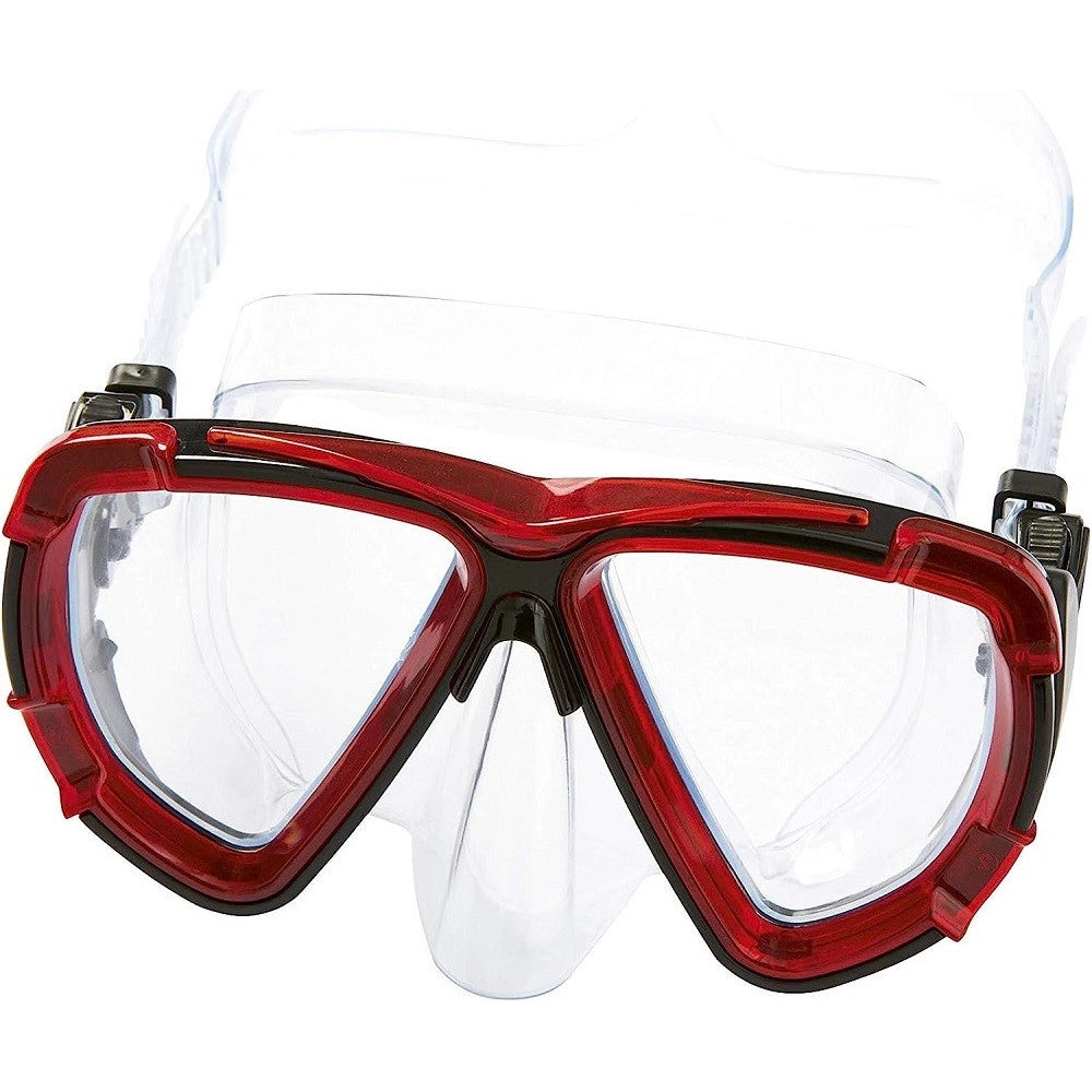 Trade Shop - Maschera Subacquea Blackstripe 14+anni Per Piscina Mare 3 Colori Assortiti 22052 -