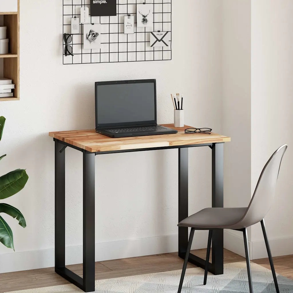 vidaXL Piano Tavolo Rettangolare 100x60x2cm Legno Massello di Acacia