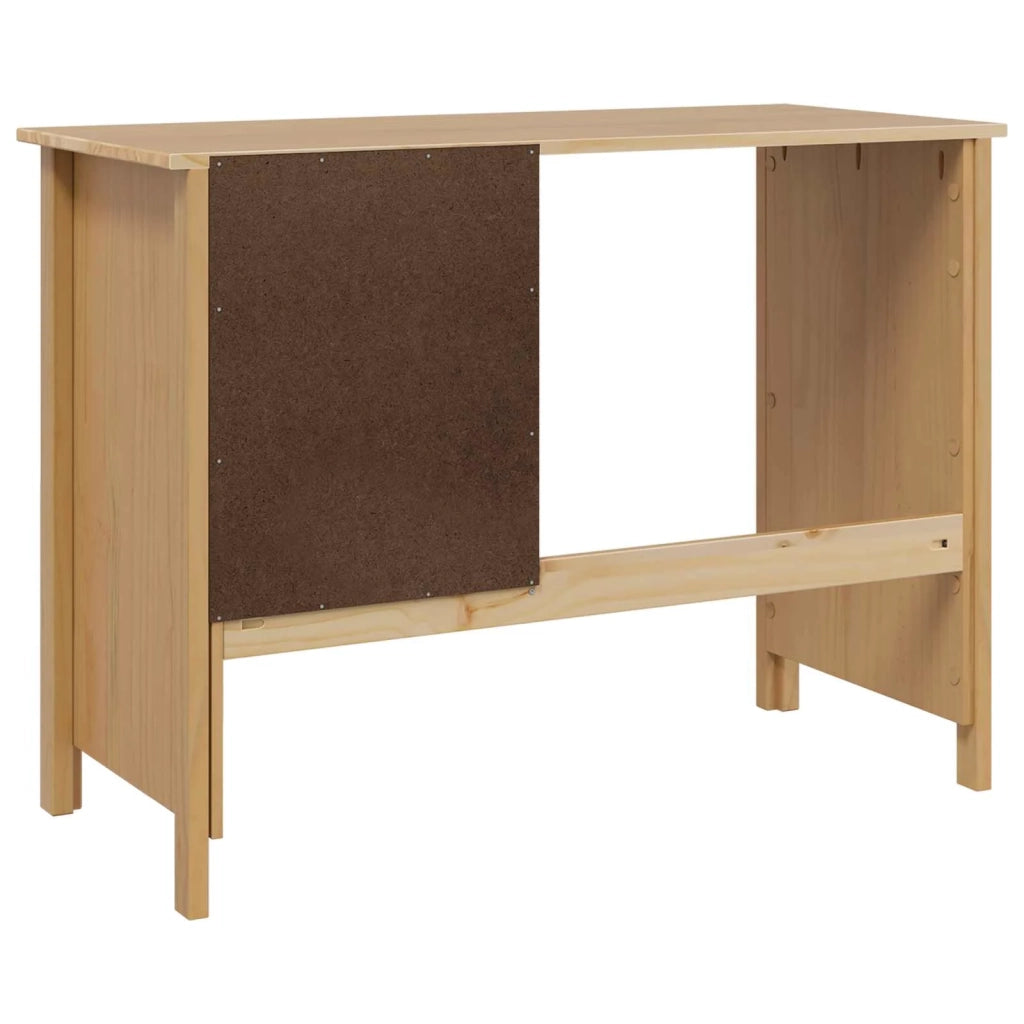 Scrivania con Cassetti Marrone miele 100 x 45 x 74 cm