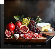 Induttore di Protezione 60x52 cm - Piastra di Cottura con Superficie Antiscivolo e Copertura con Immagine Fotografica Unica - Protezione contro le Scalfitture e la Sporcizia - Spazio di Lavoro Aggiuntivo per la Cucina