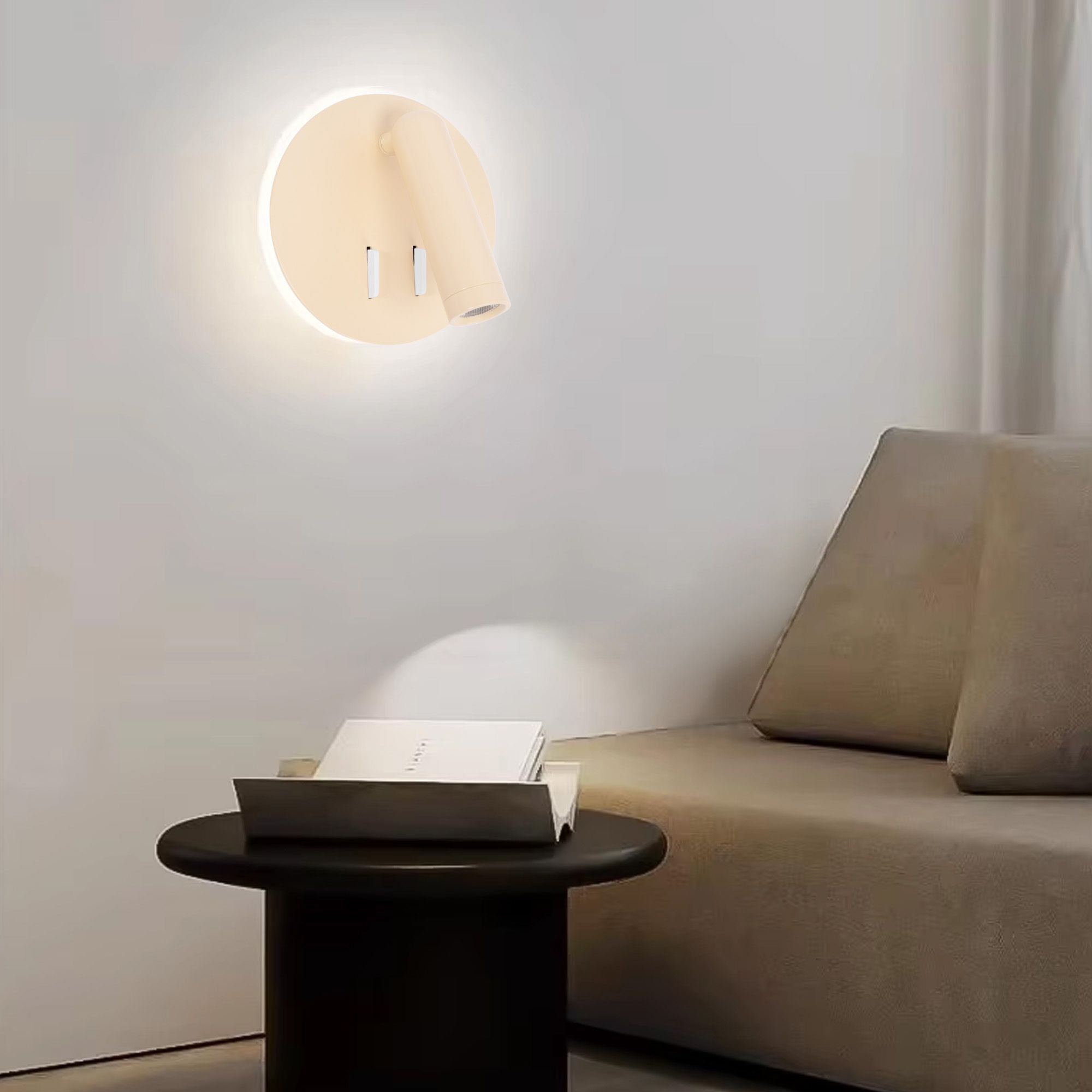 Lampada Da Parete APP1615-1W Beige
