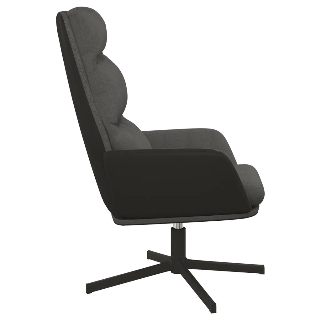 Poltrona Relax Grigio Scuro in Tessuto 341149