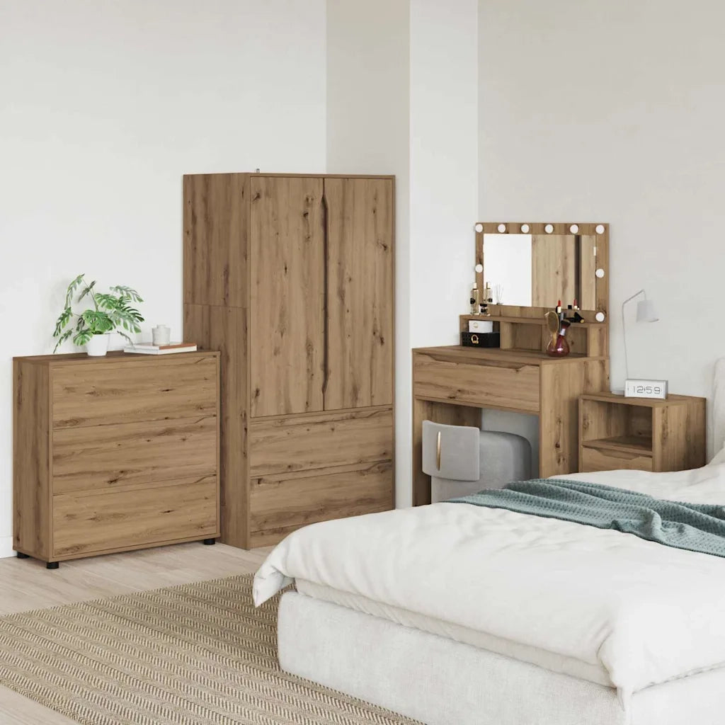Armadio Rovere artigianale 80 x 31 x 81 cm Legno multistrato