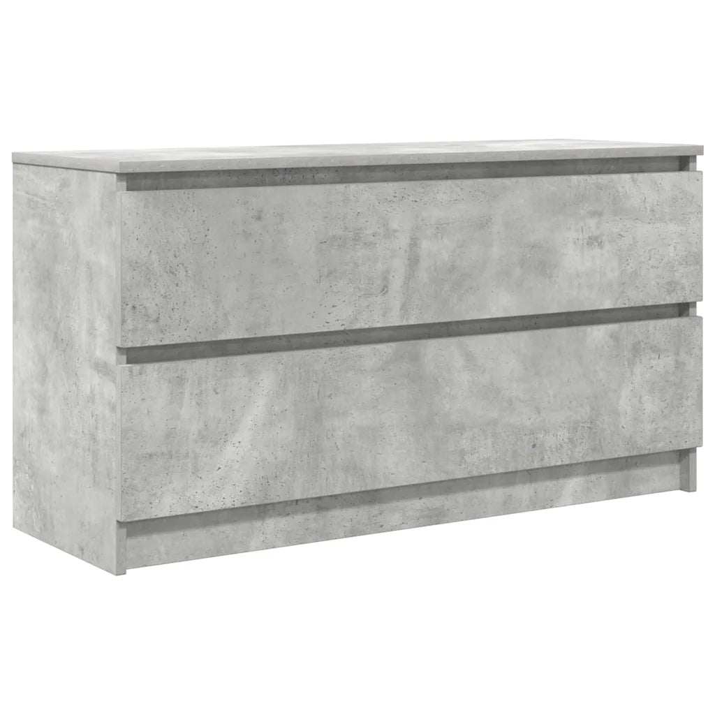 Mobile Porta TV Grigio Cemento 100x35x54 cm Legno Multistrato