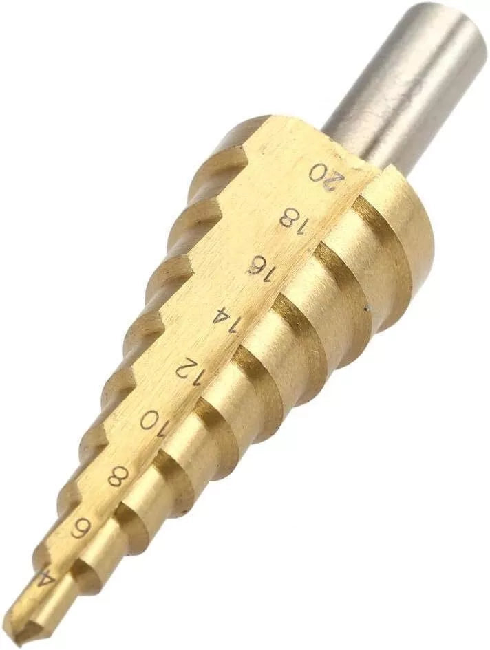 Set di frese coniche a gradini allargafori per trapano 4-12 4-20 4-32mm