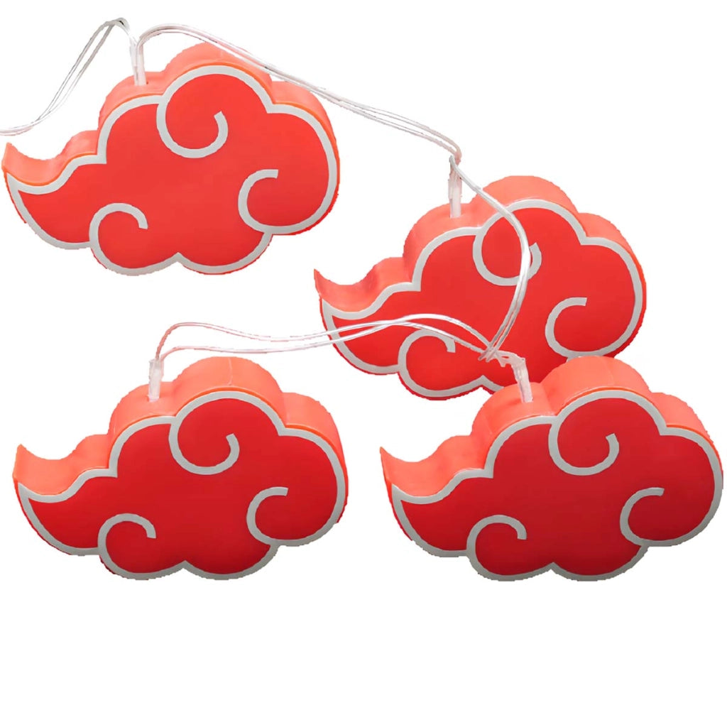 Ghirlanda Luminosa LED Naruto Akatsuki Decorazione Interna 2m Rosso Teknofun