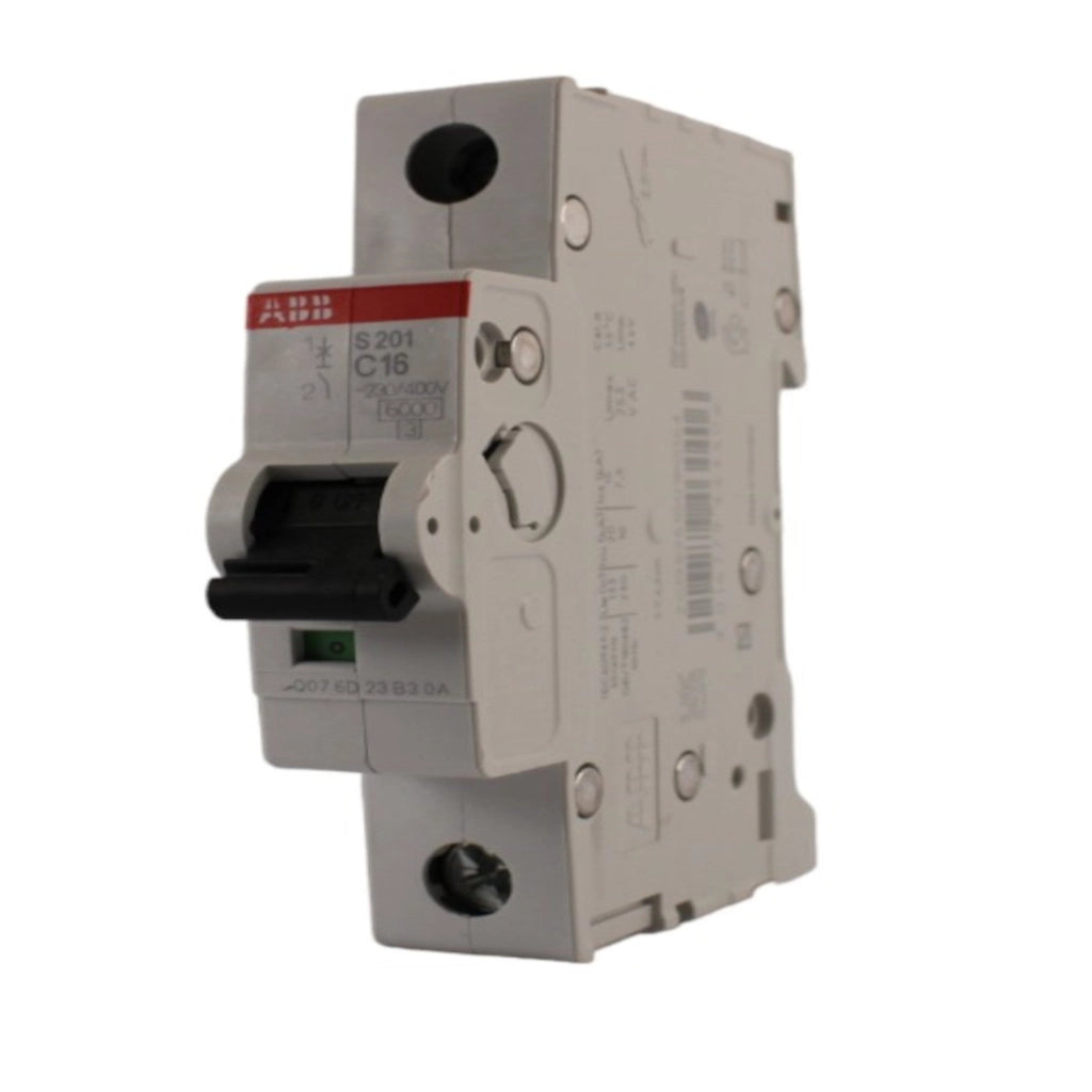 Interruttore magnetotermico 1 polo 1 modulo 16A curva C 6KA ABB